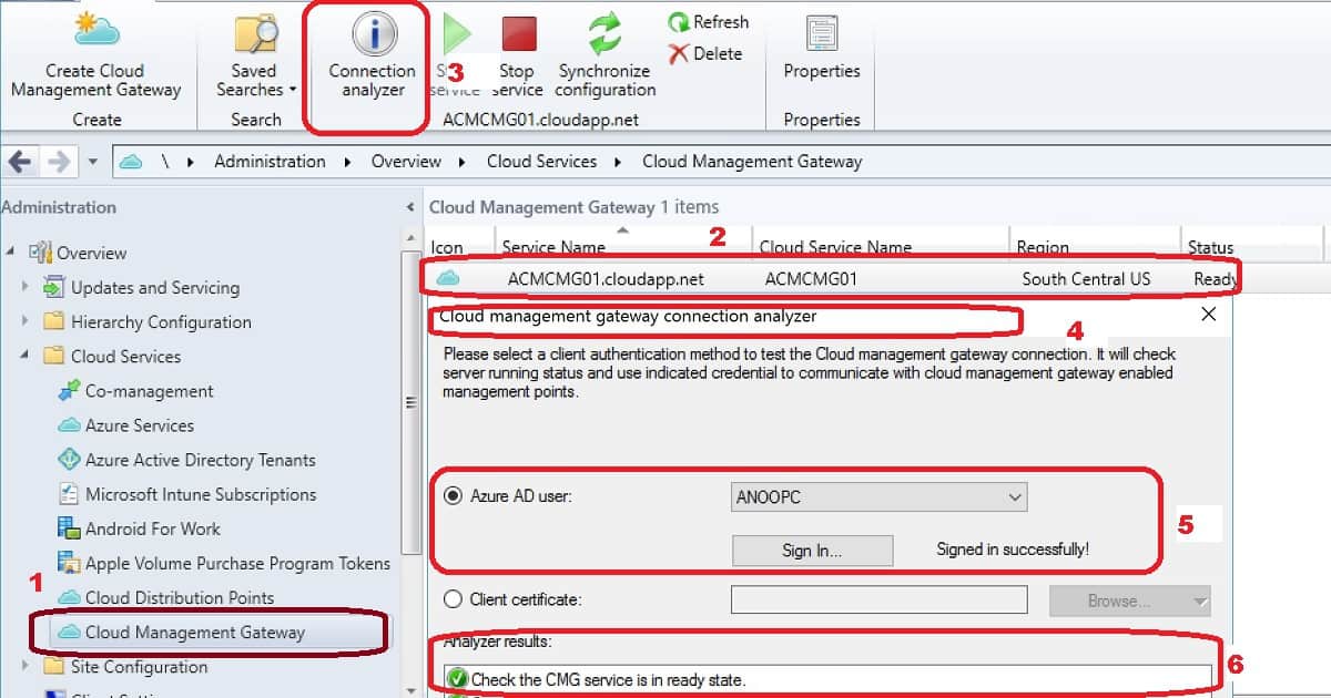 SCCM CMG Connection Analyzer SCCM CMG Troubleshooting Tips