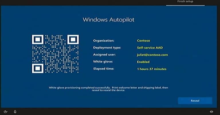 Windows Autopilot Deployment - white glove