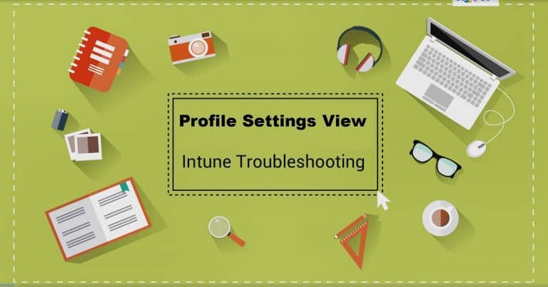 Configuration Profile Settings Intune Profile Per Setting View