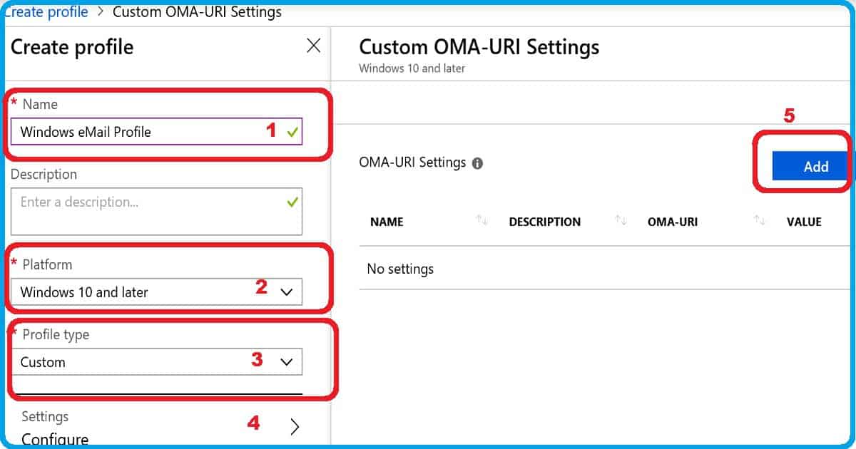 Restrict Personal Email Sync CSP Setting