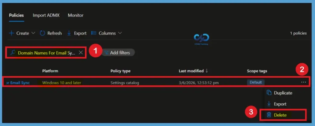 How to Block Personal Email Synchronization on Windows Devices with Intune- Fig.12