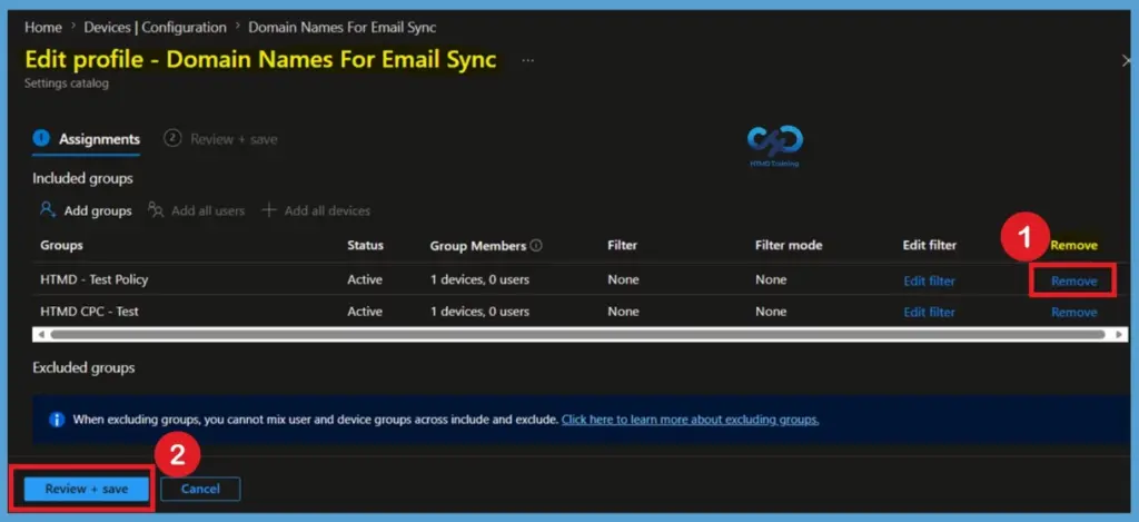 How to Block Personal Email Synchronization on Windows Devices with Intune- Fig.13