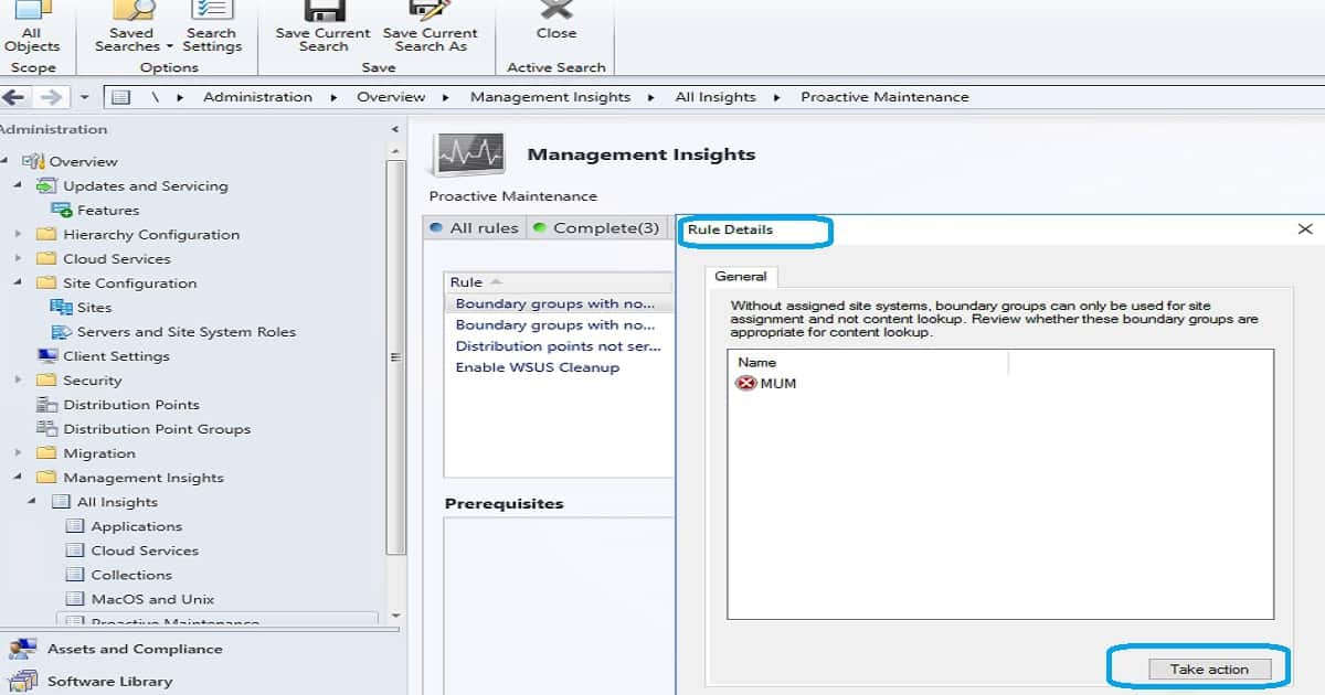 SCCM Management Insights Rules to Maintain Clean and Healthy Infra