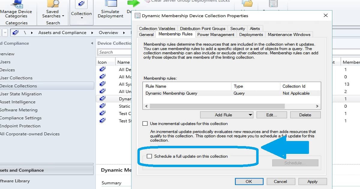 SCCM 1810 Improvements-Collection Eval