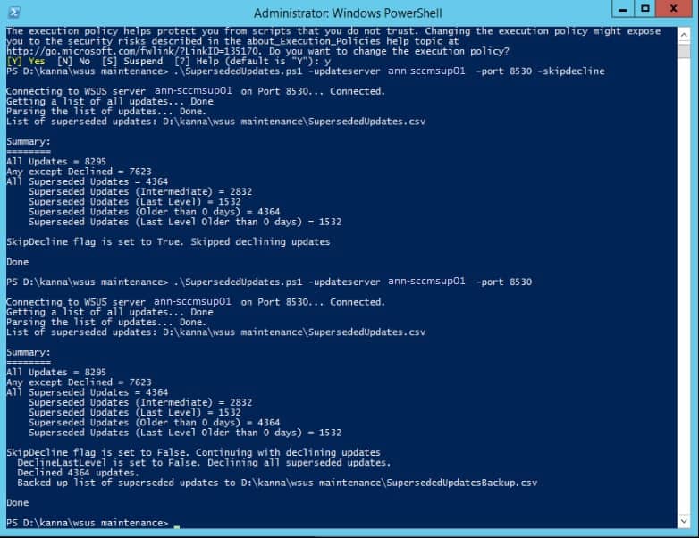 SCCM WSUS Cleanup FIX SCCM Scan Timeout Errors - Fig.7