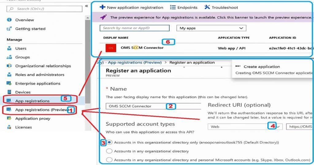 SCCM OMS Connector Setup Log Analytics Connector - Fig.2