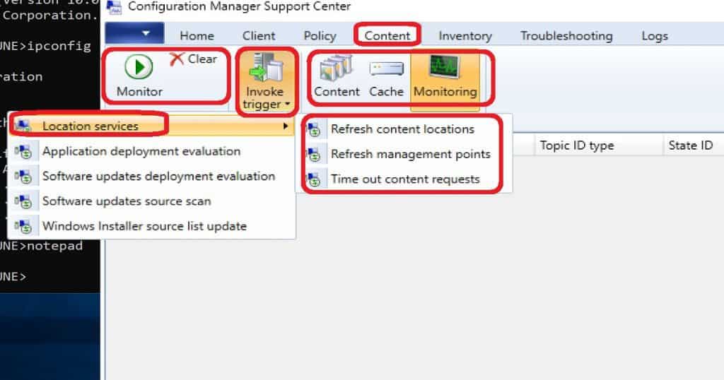 SCCM Troubleshooting Tool -Support Center ConfigMgrSupportCenter.exe 5