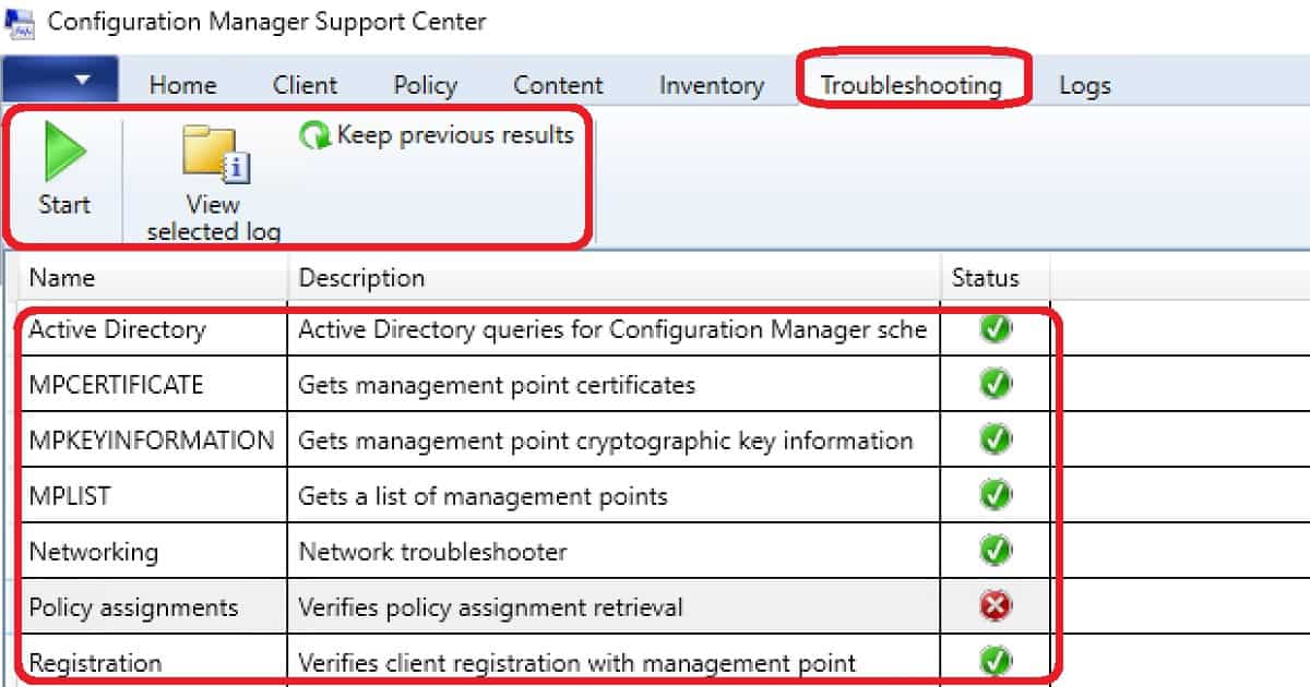 SCCM Troubleshooting Tool - Support Center - anoopcnair.com
