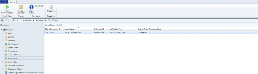SCCM Run Script Deployment Step-by-Step Guide - Uninstall 7Zip without Package 16 SCCM Run Script Deployment Step-by-Step Guide - Uninstall 7Zip without Package - Fig.16
