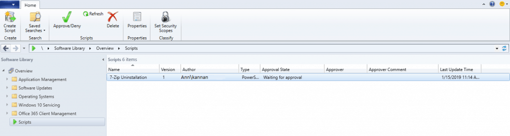 SCCM create Run PowerShell Scripts