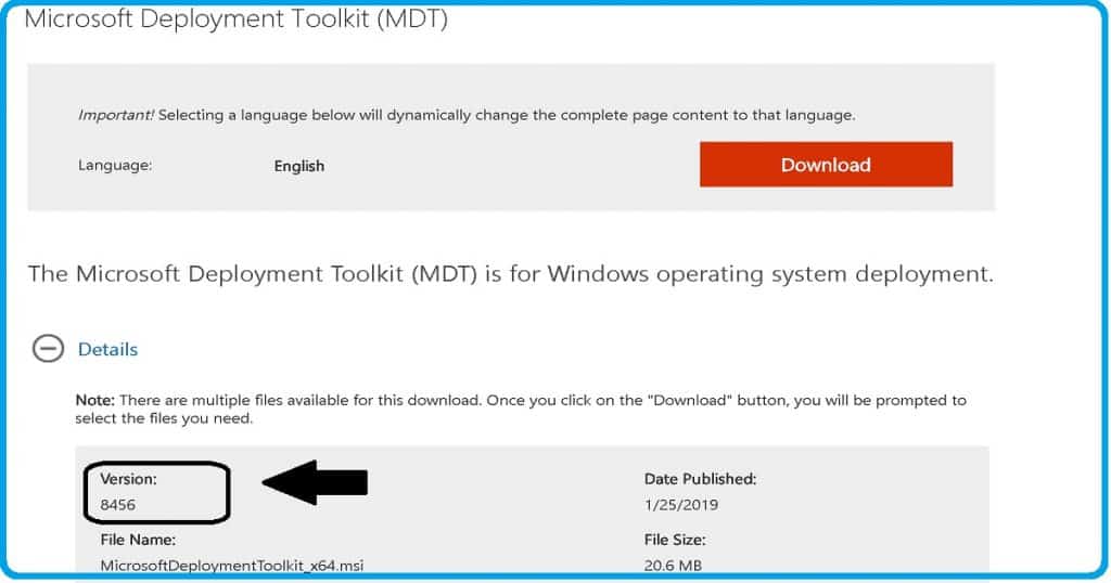 Latest Version MDT 8456 - SCCM 1810 - Server 2019 Support - UDI Wizard - Fig.1 