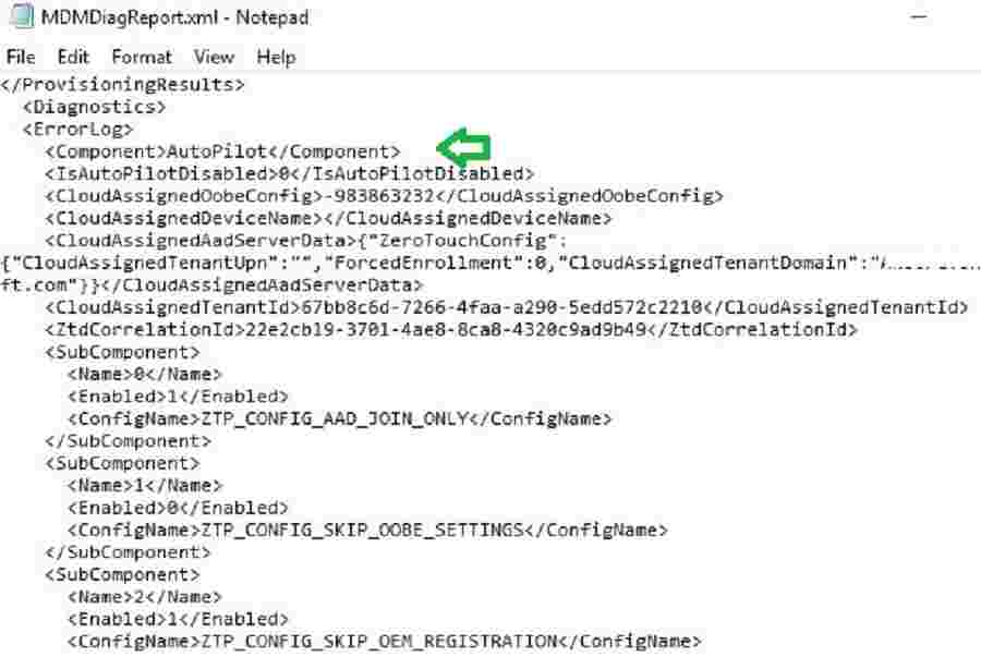 Troubleshoot Windows Autopilot Issues with MDM Diagnostics Tool - Fig.10