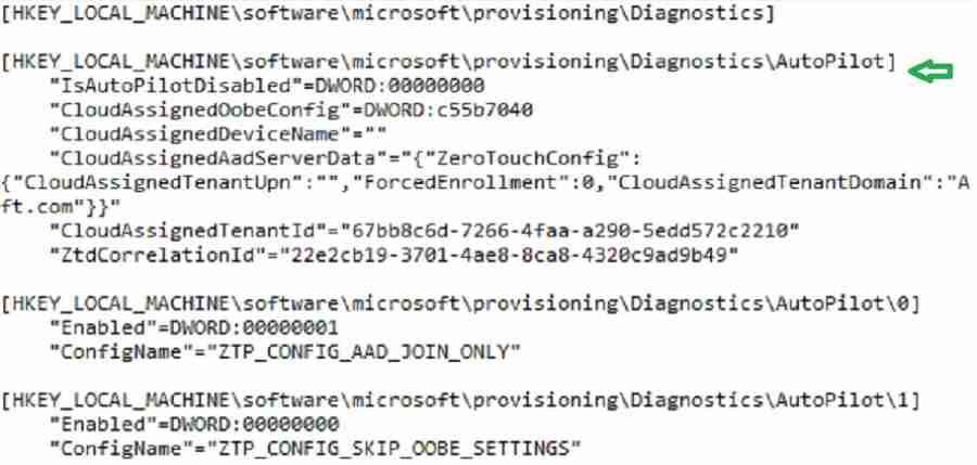 Troubleshoot Windows Autopilot Issues with MDM Diagnostics Tool - Fig.9