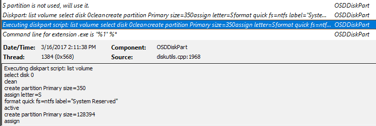 Executing Diskpart Script How to Create SCCM Task Sequence Step by Step Guide