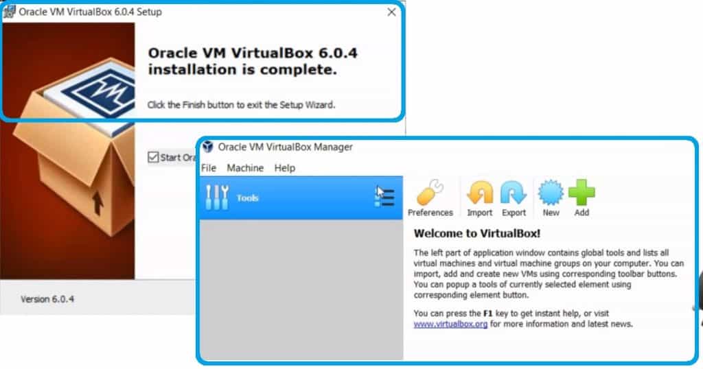 Oracle VirtualBox Installation - Setup Smart Package Studio