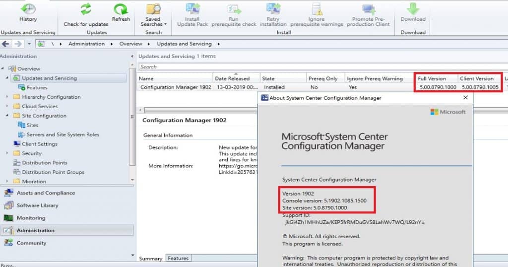 SCCM 1902 Console Client Site Full Version