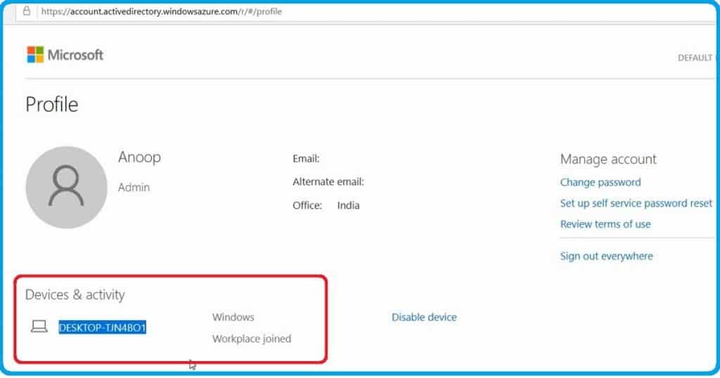 Windows 10 Azure AD Registration BYOD