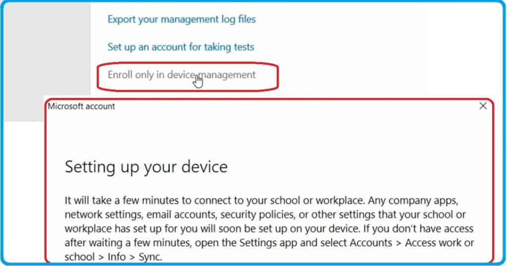 Windows 10 Intune Enrollment BYOD