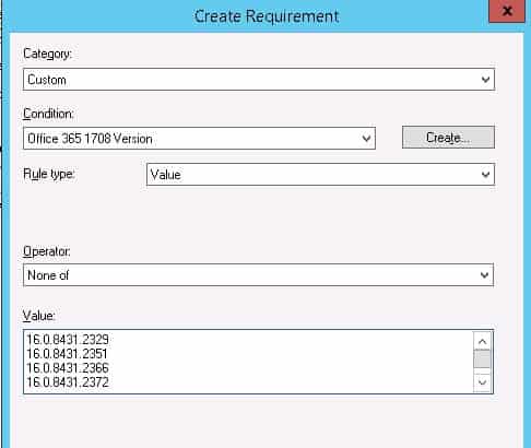 Create SCCM Global Conditions Step-by-Step Guide Check Office 365 ProPlus Version 6 Create SCCM Global Conditions Step-by-Step Guide Check Office 365 ProPlus Version - Fig.6