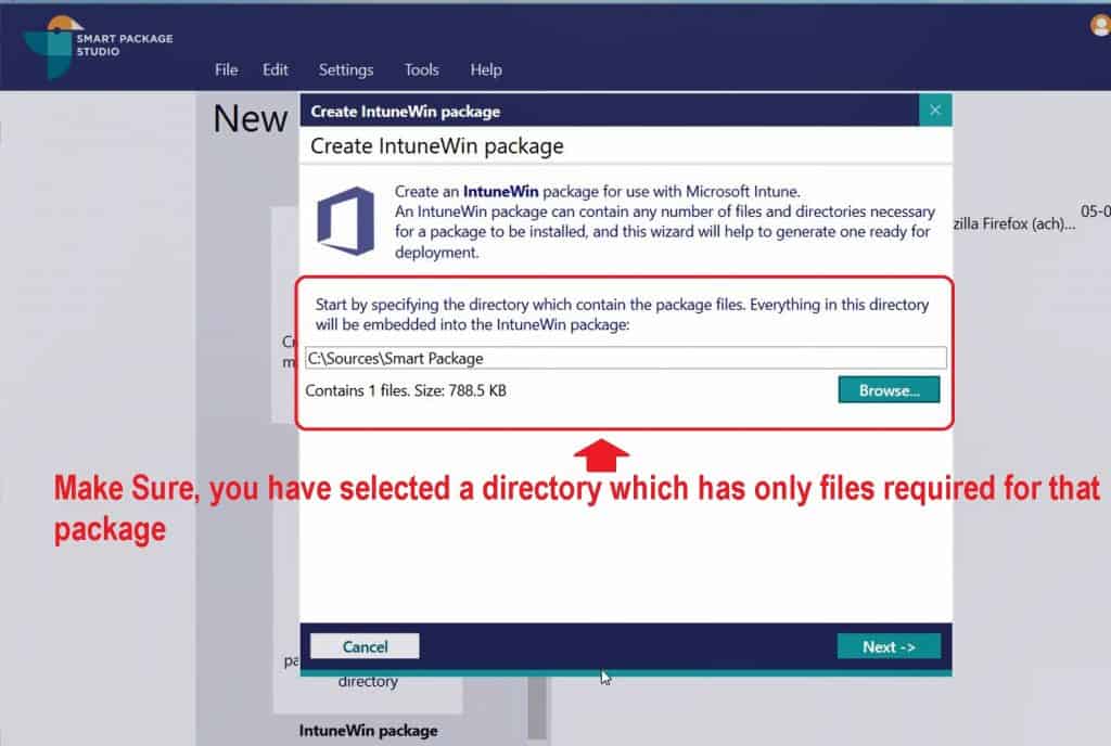 Convert MSI to IntuneWin Packages Smart Package Studio IntuneWin Tool 2 Convert MSI to IntuneWin Packages Smart Package Studio IntuneWin Tool - Fig.2