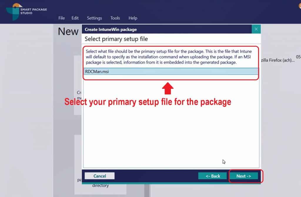 Convert MSI to IntuneWin Packages Smart Package Studio IntuneWin Tool 3 Convert MSI to IntuneWin Packages Smart Package Studio IntuneWin Tool - Fig.3