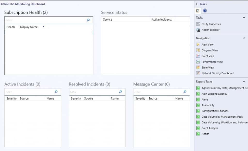 Monitor Office 365 with SCOM NiCE Management Pack 1