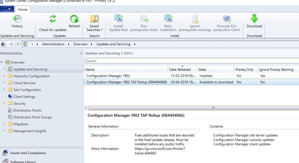 SCCM 1902 Known Issues List and Fixes 3