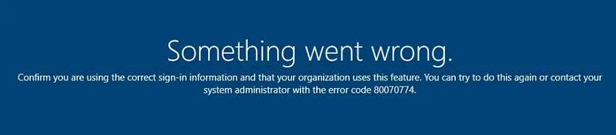 80070774 - Windows Autopilot Hybrid Azure AD Join Troubleshooting Tips
