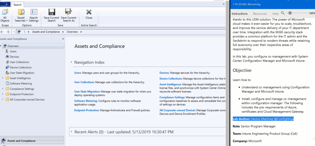 Instructions - SCCM CO-Management Virtual Lab 