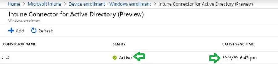 Intune AD connector status - Wind﻿o﻿w﻿s﻿ ﻿A﻿u﻿t﻿o﻿p﻿i﻿l﻿o﻿t﻿ ﻿H﻿y﻿b﻿r﻿i﻿d﻿ ﻿A﻿z﻿u﻿r﻿e﻿ ﻿A﻿D﻿ ﻿J﻿o﻿in﻿