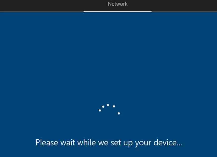 Windows Autopilot stuck please wait while we set up your device -  Windows Autopilot Hybrid Azure AD 