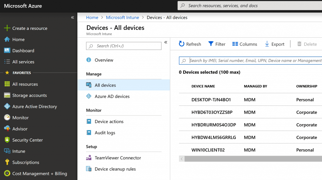 Devices Node - Microsoft Intune for SCCM admins part 2