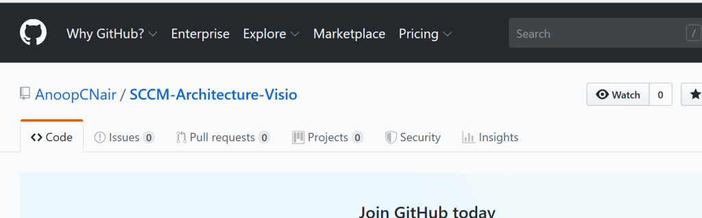 SCCM Architecture Visio Template Download from GitHub Throwback - Fig.1