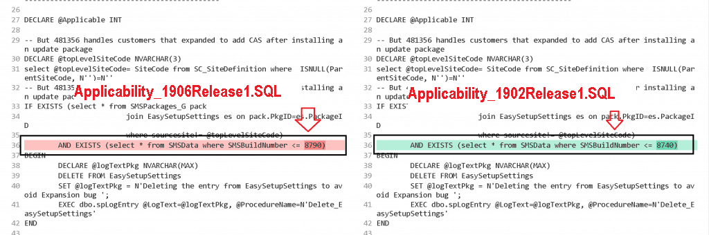 SCCM Applicability Checks - Legacy Logic