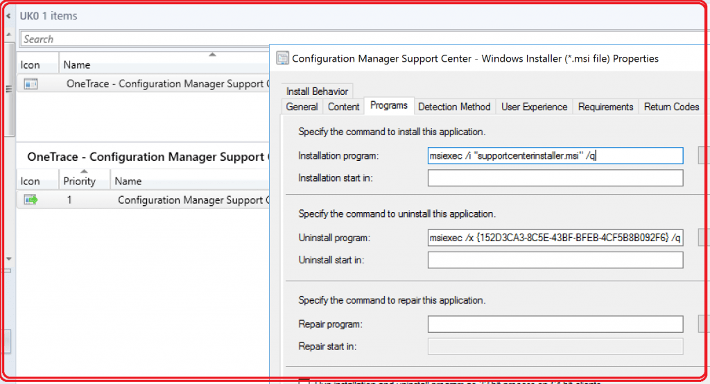 SCCM Onetrace Log file Reader - Application Deployment through SCCM