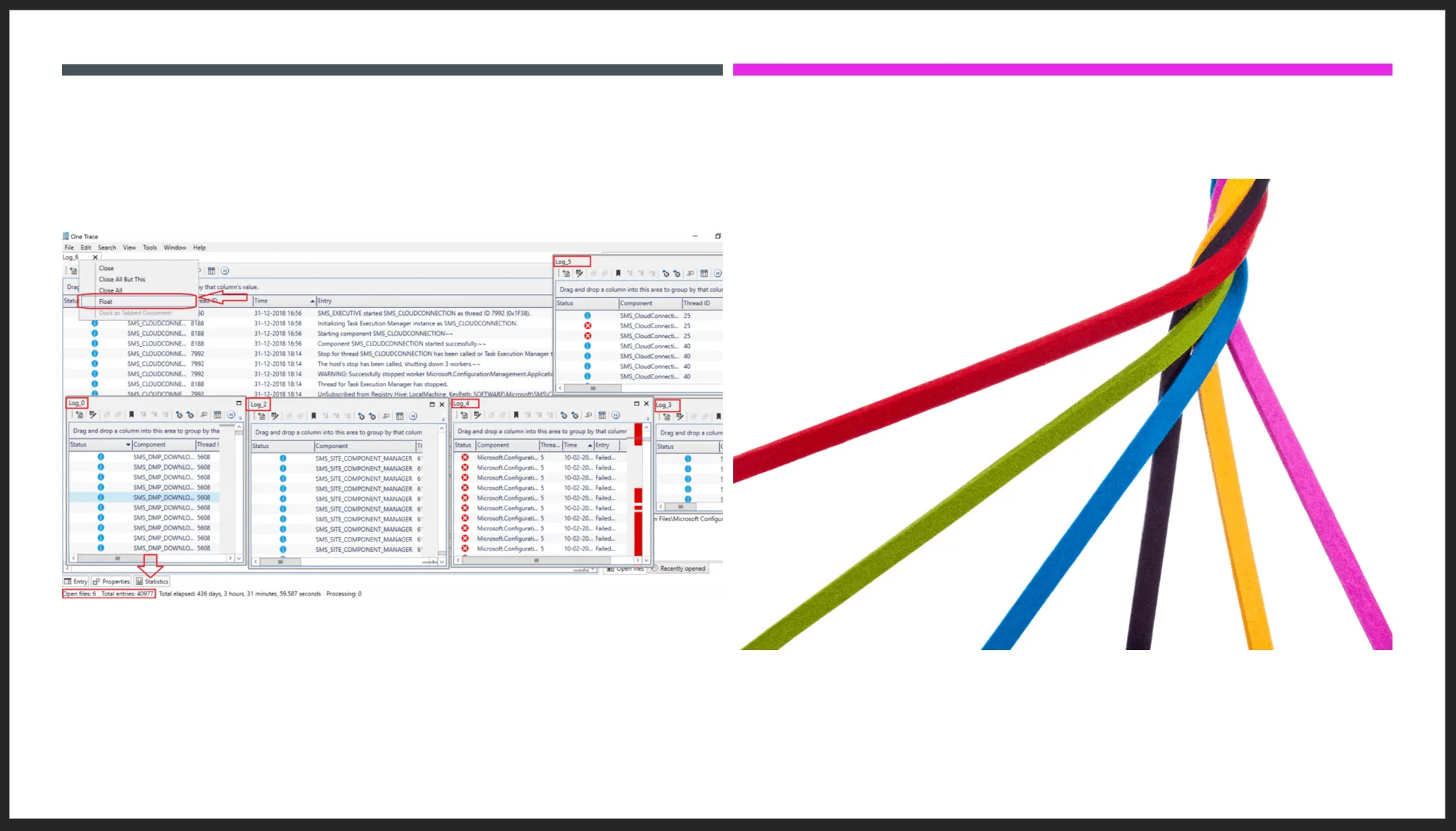 SCCM OneTrace Log Viewer