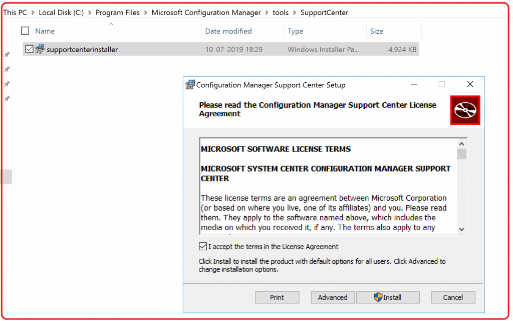 microsoft sccm support number