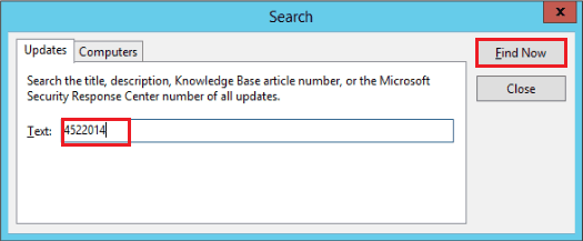 Patch Missing from SCCM How to Import into WSUS Manually 14