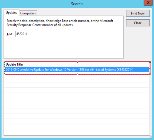 Patch Missing from SCCM How to Import into WSUS Manually 15