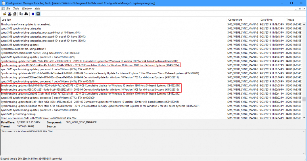 Patch Missing from SCCM How to Import into WSUS Manually HTMD