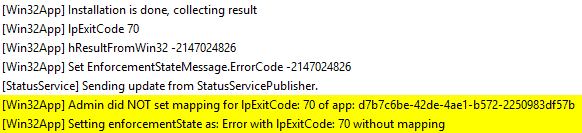 Intune Management Extension (IME) - IPExitCode