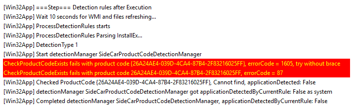 Intune Management Extension (IME) - Post Install Detection