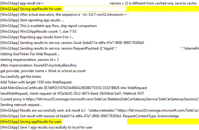 Intune Management Extension Deep Dive - Win32 App Deployment Troubleshooting Help Guide - Fig.29