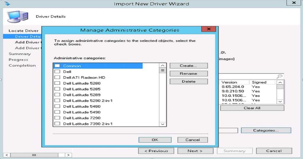 SCCM Driver Import -  SCCM Driver Import - SCCM Driver Package Creation