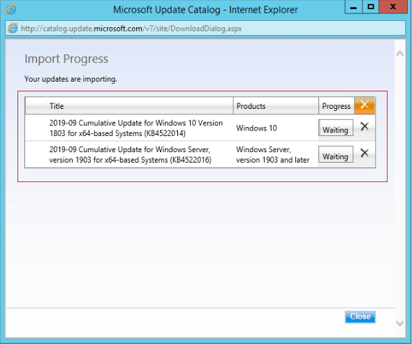 Patch Missing from SCCM How to Import into WSUS Manually 11