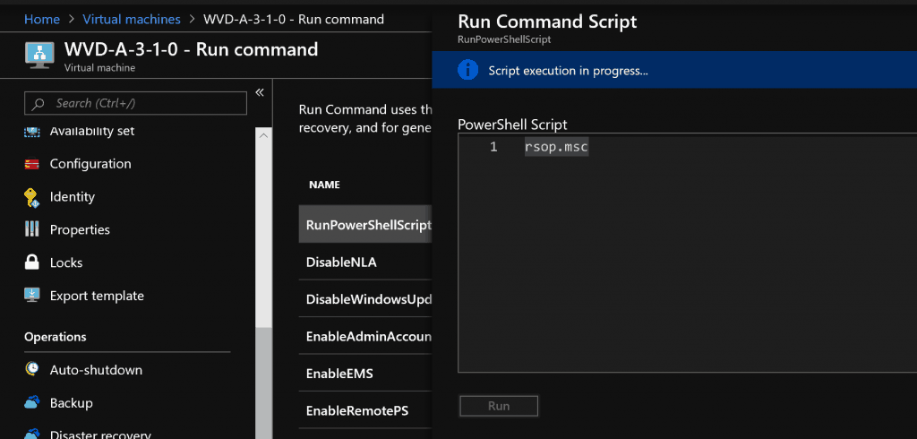 RSOP.MSC didn't give any output because of obvious reason - WVD Troubleshooting AVD Troubleshooting Options Tips Tricks - Azure Virtual Desktop 