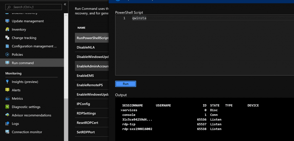 WVD Troubleshooting  qwinsta  AVD Troubleshooting Options Tips Tricks - Azure Virtual Desktop