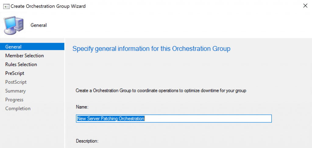 SCCM Orchestration Group