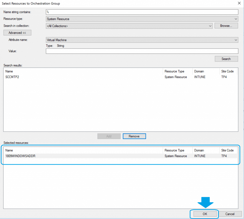 Add Members - SCCM Orchestration Group - OK