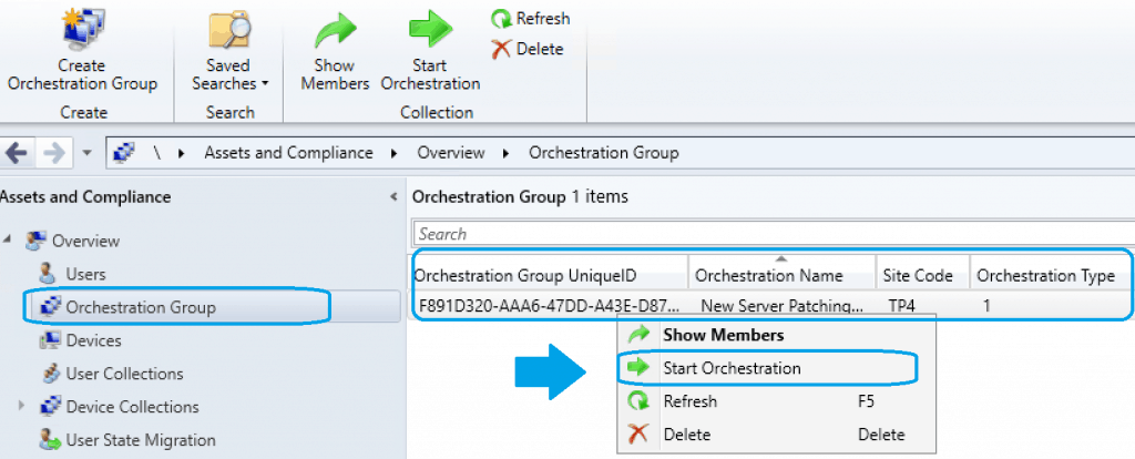 Orchestration groups - Configuration Manager